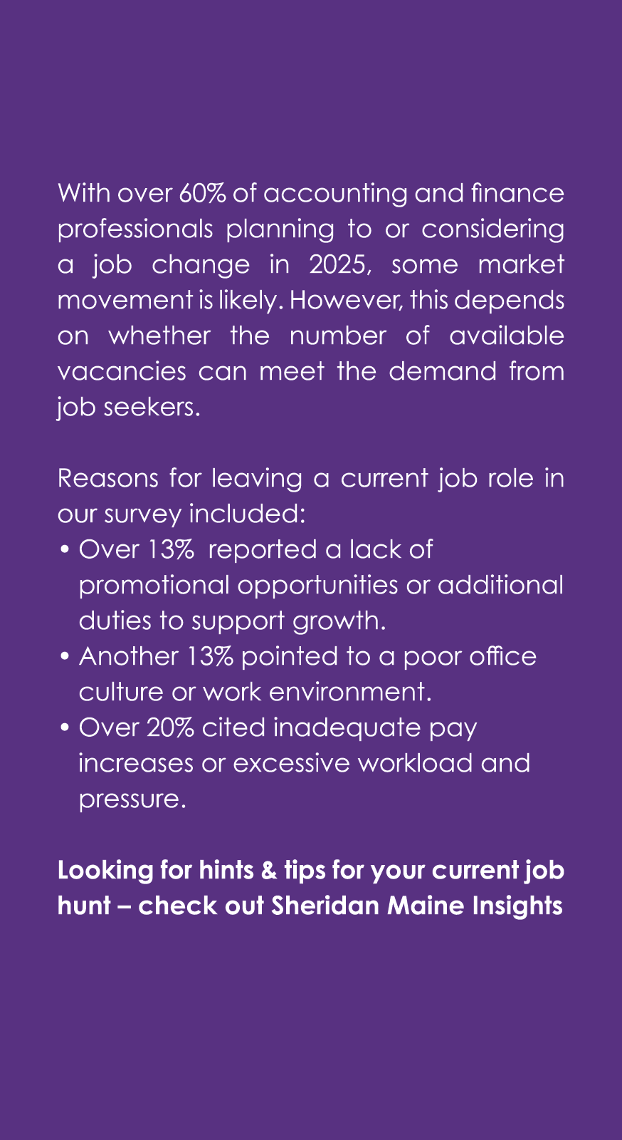 With over 60% of accounting and finance professionals planning to or considering a job change in 2025, some market mo...