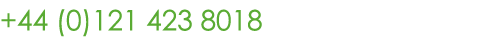+44 (0)121 423 8018