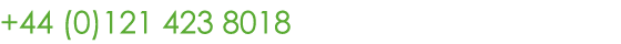 +44 (0)121 423 8018